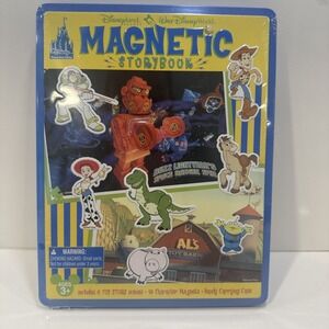 Disneyland/World Magnetic Storybook Buzz Lightyear & Al's Toy Barn Sealed New "D
